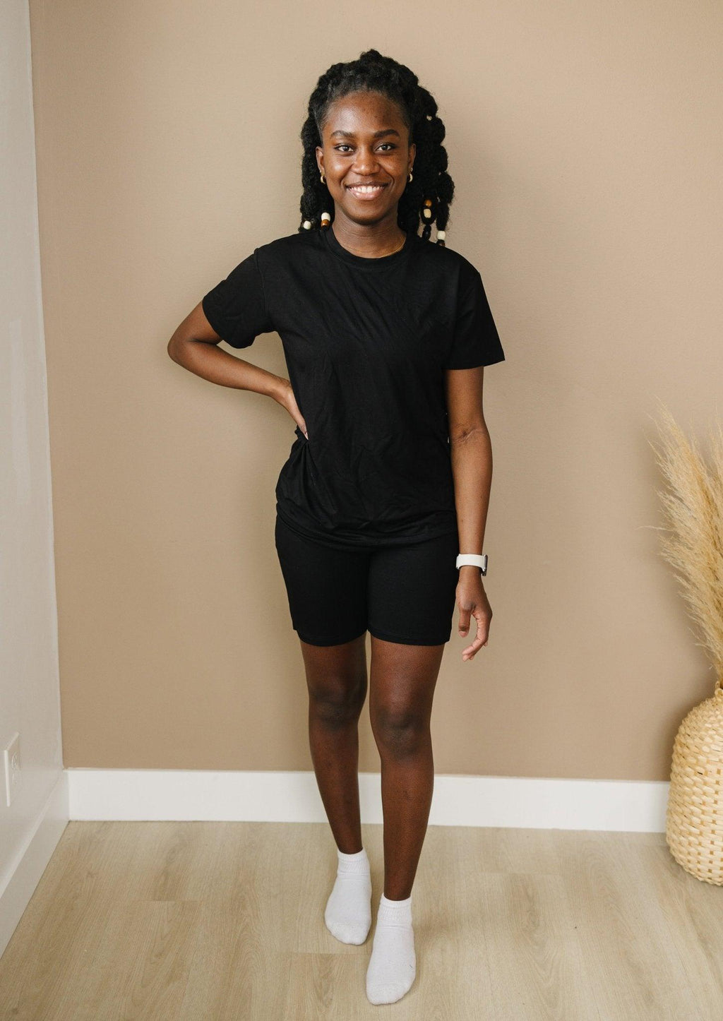 Women's Bamboo Tee & Bike Shorts - sold as separates - Shop Avnu