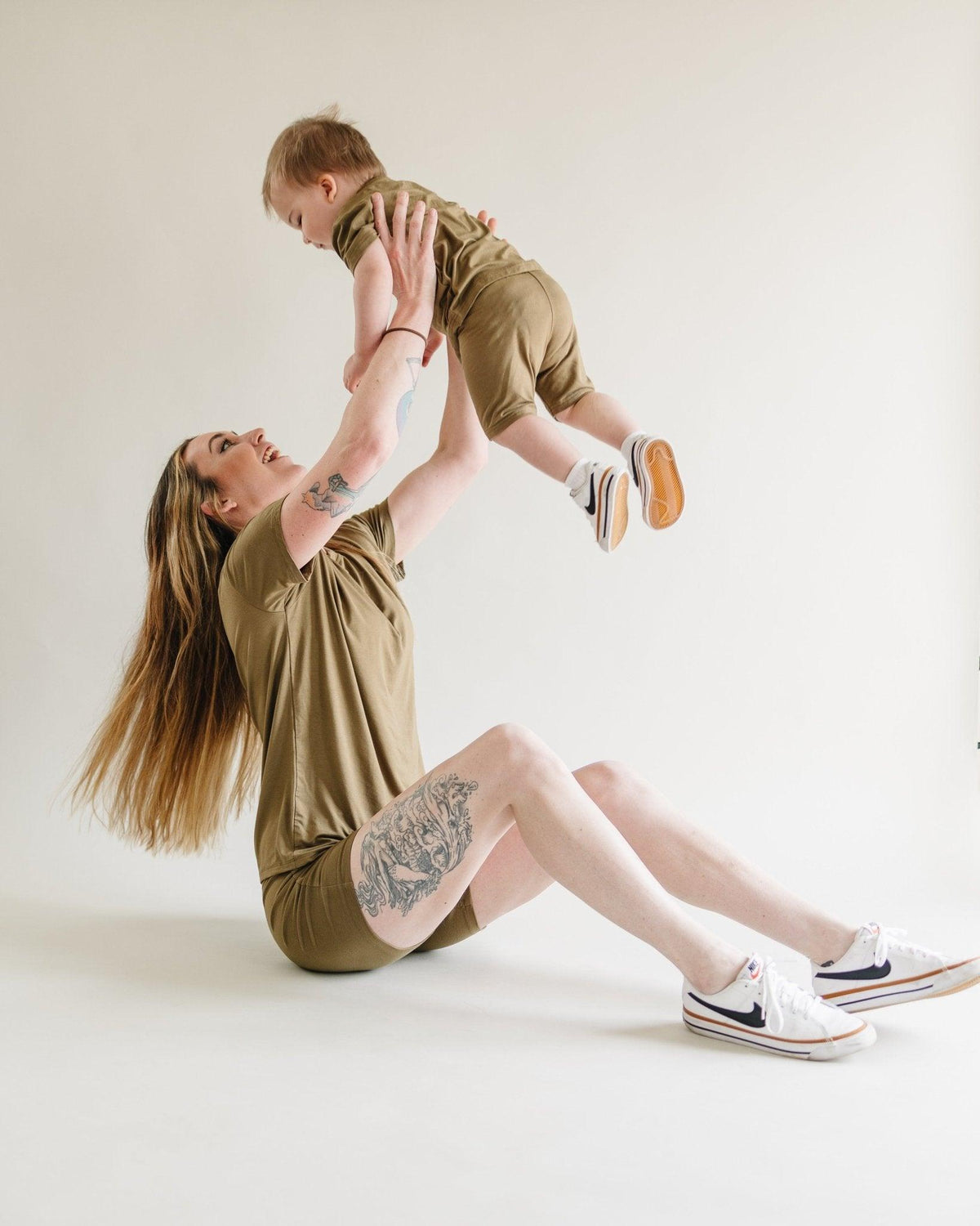 Women's Bamboo Tee & Bike Shorts - sold as separates - Shop Avnu