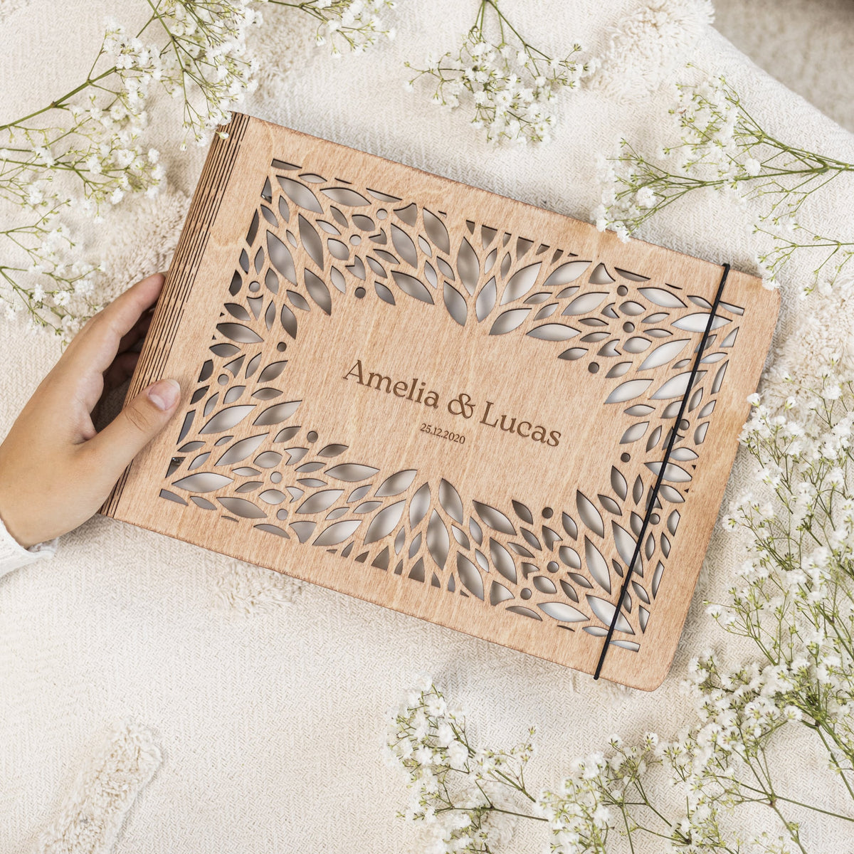 Wooden Photo Album - Crownleaf
