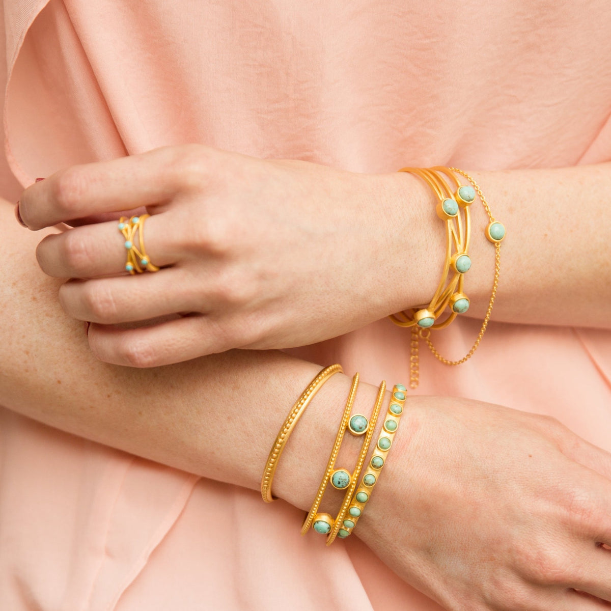Studded Bangle - Shop Avnu