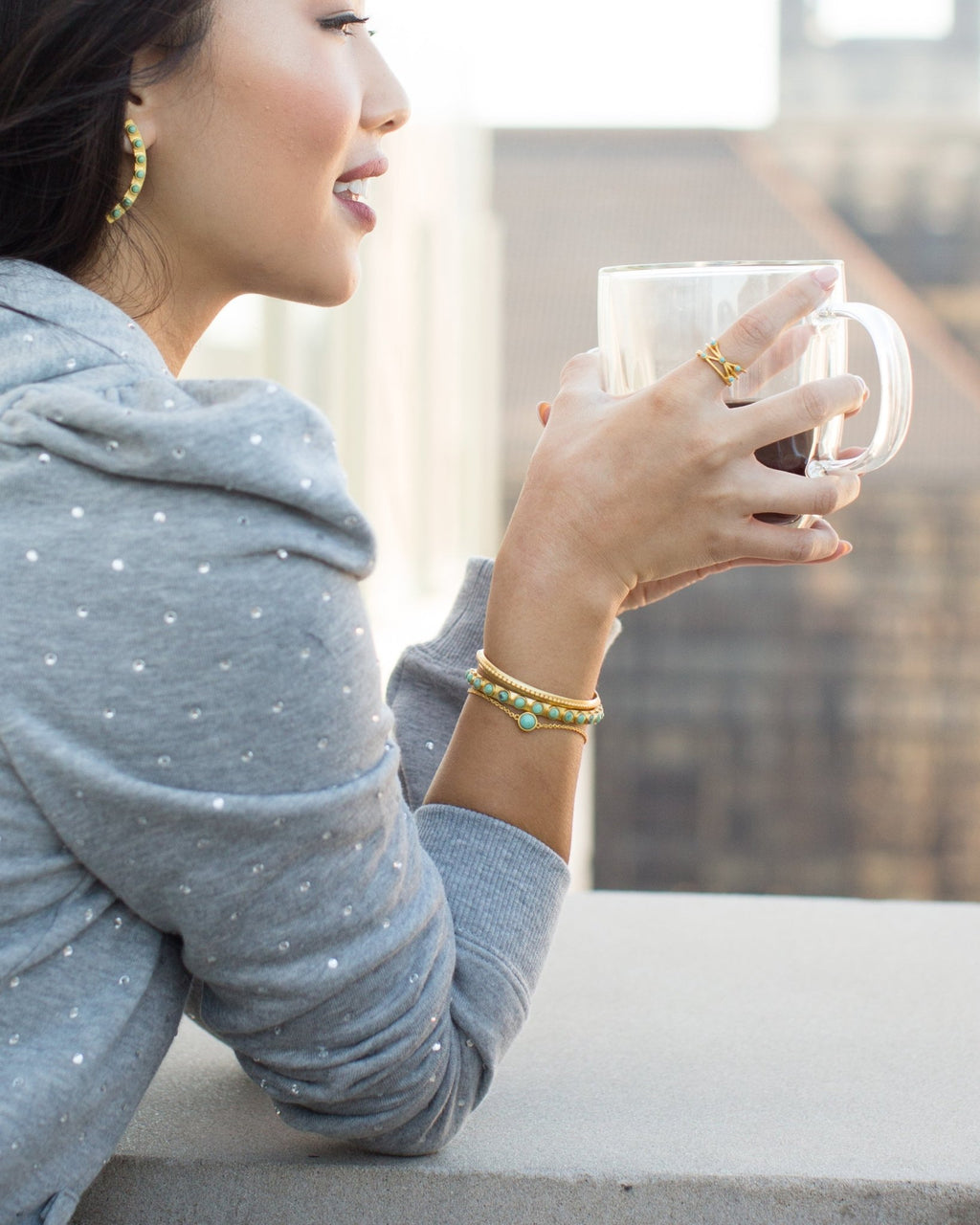 Studded Bangle - Shop Avnu